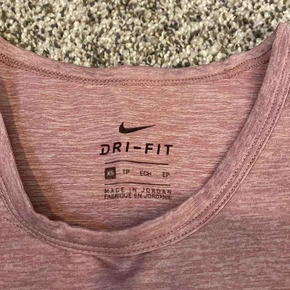 Nike DriFit Tank in Dusty Pink - Picture 3 of 5